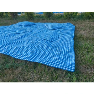 Angel's Collection Mavi Pötikare Piknik Seti 5 Parça