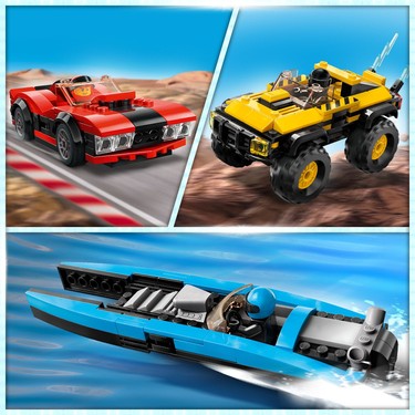 LEGO® City Kombo Yarış Paketi 60395 - 6 Yaş ve Üzeri Fiyatı