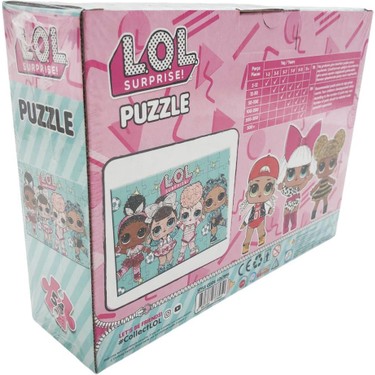 Laço Kids Lol 54 Parça Puzzle LOL7895, Çocuklar Için Fiyatı