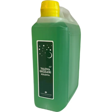 Yalova Geceleri Kolonyası 1 Litre 65 Derece Özel Kokulu Hediyelik Plastik