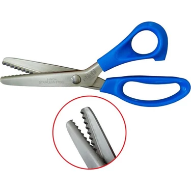 Chichi Plastik Saplı Sürfile Zikzak Makası 9-1/4 Inç 23.3cm Fiyatı