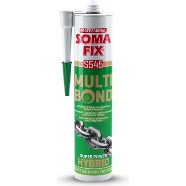 Somafix 290 ml Beyaz Hibrid Multi Bond Sıvı Çivi Suya Dayanıklı Korniş Kartonpiyer Yapıştırıcısı