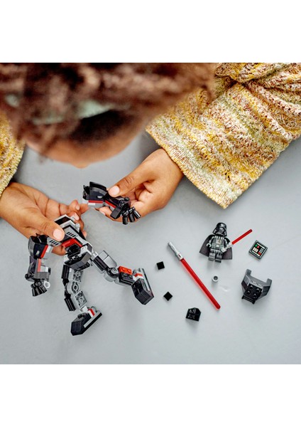 Star Wars# Darth Vader Robotu 75368 - 6 Yaş ve Üzeri Star Wars Hayranı Çocuklar Için Yaratıcı Oyuncak Yapım Seti