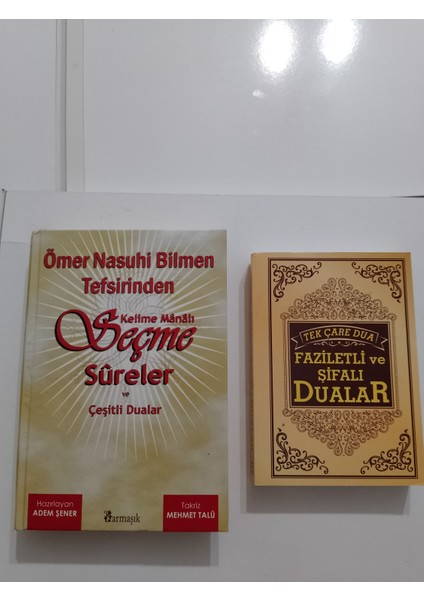 Dua ve Sureler 2 Kitap Set