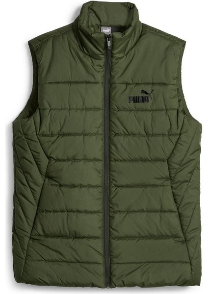 Essentials Hooded Erkek Haki Yelek