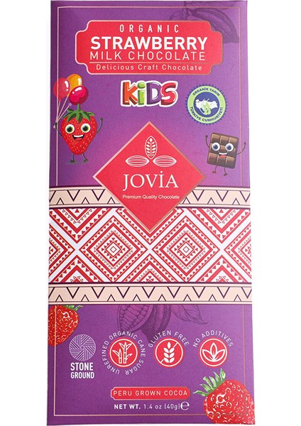 Organik Sütlü Çikolata-Çilekli Kids 40 gr modelleri