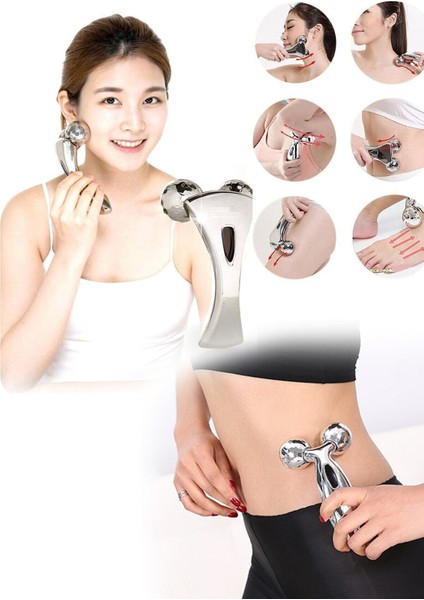 Cilt Sıkılaştırıcı 3D Yüz Masaj Aleti Toplu Masaj Aleti Gri