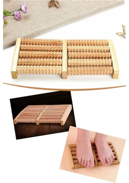 Ahşap Ayak Masaj Stres Atma Aleti