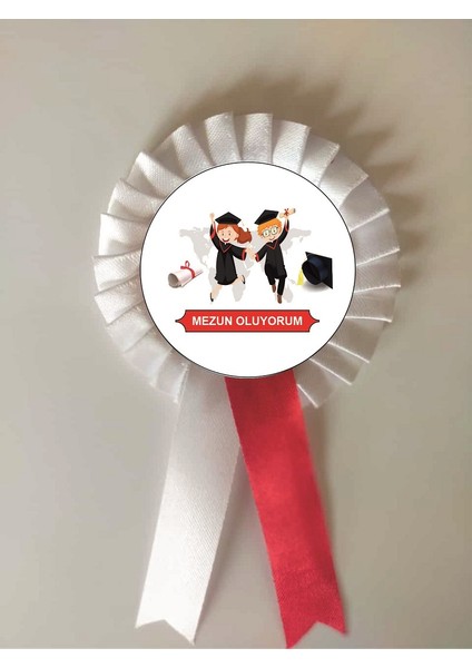 Mezun Oluyorum Saten Kokart