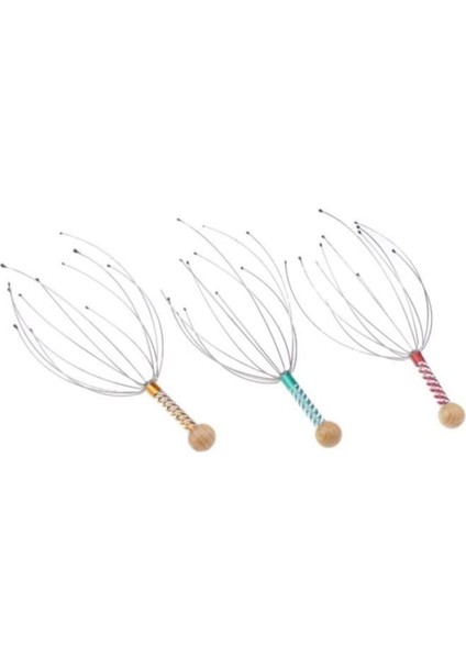 Kafa Masaj Aleti Baş Boyun Kafa Masaj Saç Kaşıma Teli