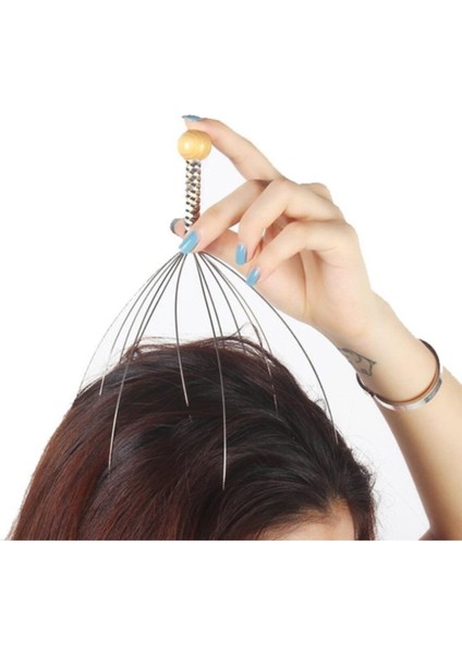2 Adet Baş Kafa Saç Masaj Aleti Kaşıma Teli Masaj Aleti