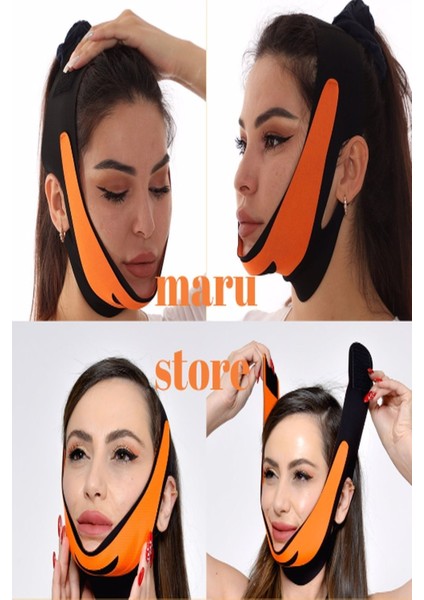 Unisexyüz Korsesi (Çene-Boyun Sıkılaştırma Bandı, Yüz Liposuction, Gıdı-Yanak Toplama)Marustore