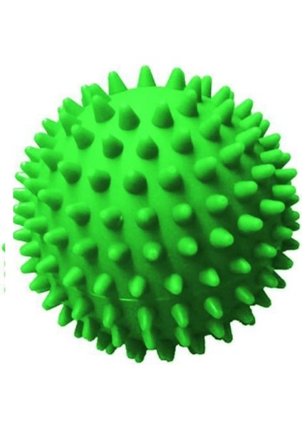 Pembe Dikenli Duyu El Ayak Vücut Egzersiz Masaj Topu Yeşil