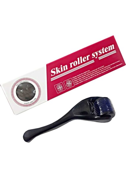 0.50MM Dermaroller Masaj Tarağı 540 Iğneli Mavi Su Tarağı-Siyah