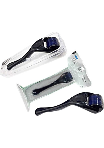 Siyah 0,75 mm Dermaroller 540 Iğneli Masaj Aleti