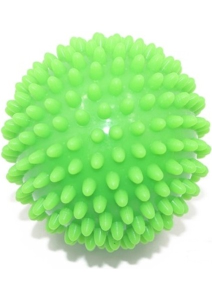 Duyu Sert Dikenli Masaj Topu 9.5 cm Yeşil