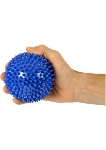 Mavi Dikenli El Egzersiz Masaj Topu 10 cm