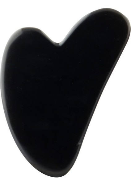 Obsidyen Gua Sha Kalpli
