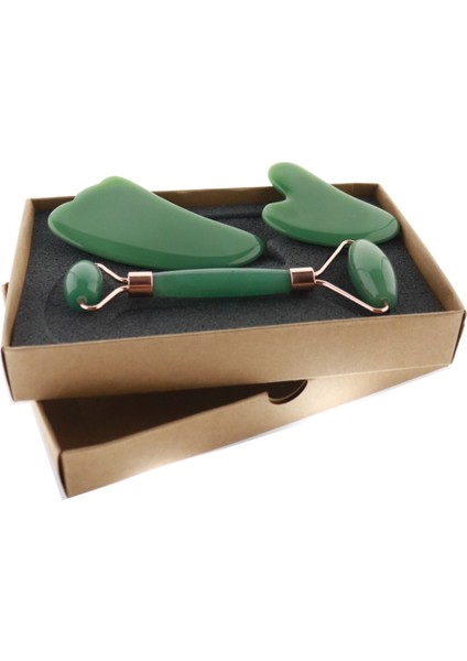 Face Roller , Kalp Guasha ve Melek Kanadı Guasha Set