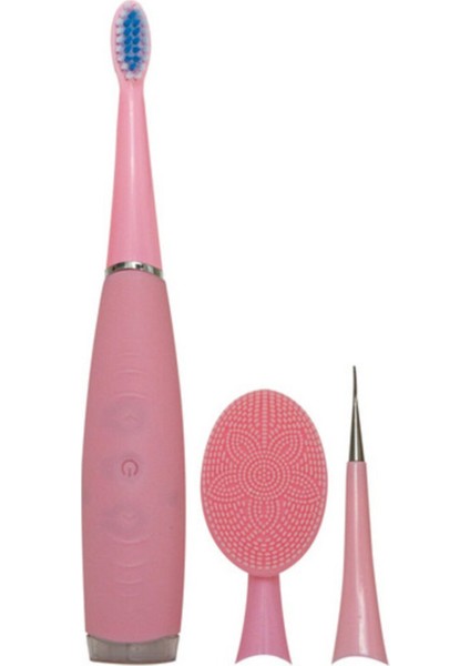 Diş Taşı & Diş Lekeleri Temizleme Cihazı Şarjlı Yüz Temizleyici ve Yüz Masaj Aleti Facial Brush
