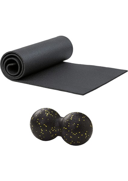 7mm Pilates Minderi ve Fıstık Masaj Topu Dual Roller Seti