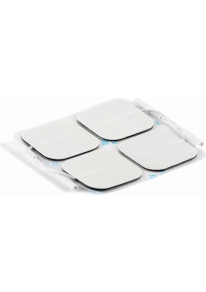 3 Paket 12 Adet Kablolu Soketli Elektrot 5x5 cm Ems Tens Cihazı Pin Girişli Elektrodu