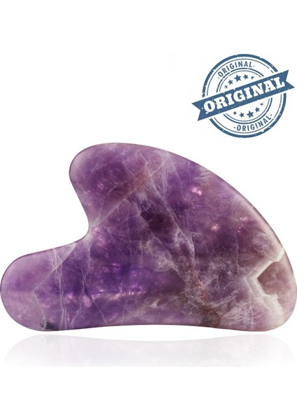 Ametist Gua Sha Yüz Masaj Taşı