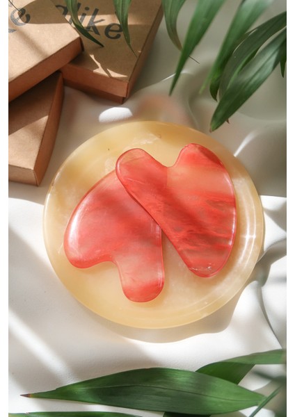 Çilek Kuvars Gua Sha