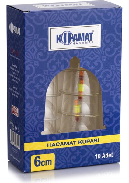 Masaj Kupası 6 Numara (10 Kutu) 100 Adet Pompa