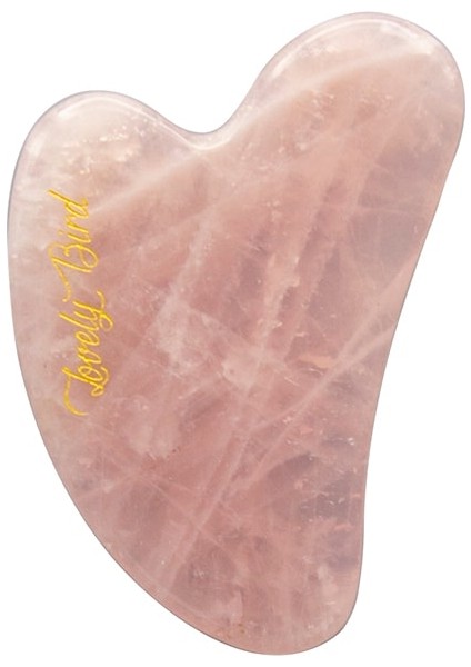 Kalp Kuvars Gua Sha Taşı
