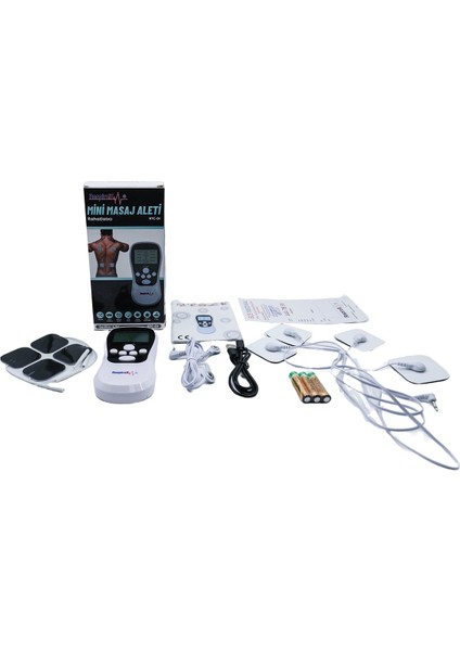 Pilli Masaj Aleti Ems Tens Cihazı 4 Pedli