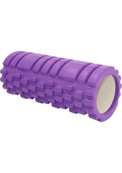Foam Roller Masaj Köpüğü Köpük Rulo Yuvarlama Köpüğü - Mor