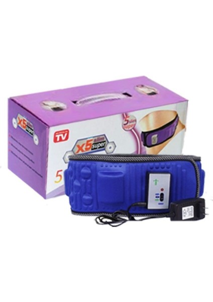 X5 Super Slim 5motorlu Titreşimli Masaj Kemeri Göbek Eritme Aleti
