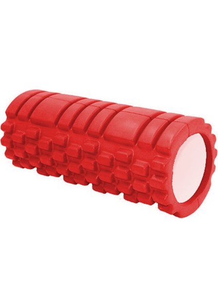 Foam Roller Masaj Köpüğü Köpük Rulo Yuvarlama Köpüğü Kırmızı