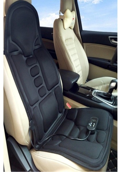 Isıtmalı Masaj Minderi Priz ve Araç Adaptörlü 9 Motorlu