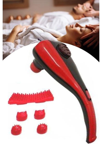 Çift Başlıklı Masaj Aleti Ayak Bel Boyun Tüm Vücut Masaj Aleti