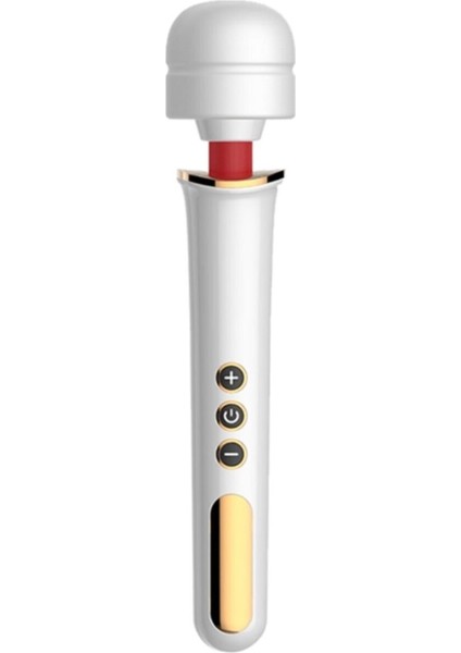 Ultra Güçlü Body Wand Magic Massager Masaj Aleti White