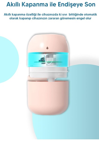 Damla Model Hava Nemlendirici Buhar Makinesi Yeşil modelleri