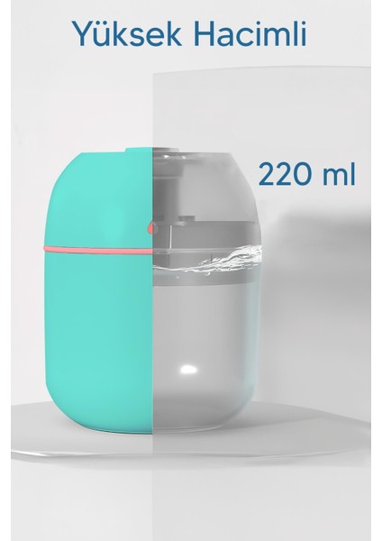 Damla Model Hava Nemlendirici Buhar Makinesi Yeşil fırsatları