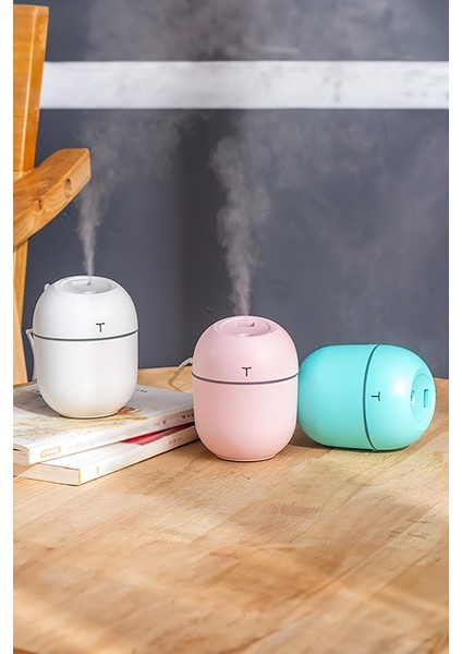 Oda- Araç Hava Nemlendirici Buhar Makinesi Yeşil T Model modelleri