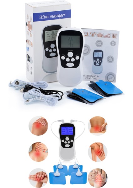 2 Kanallı Dijital Tens Cihazı Ems Masaj Aleti