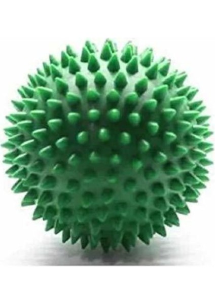 Dikenli Duyu Masaj Topu Sert 75 cm Yeşil
