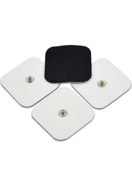 Çıtçıtlı Tens Kare Elektrot- 5x5 Çıtçıtlı Tens Pedi 4 Lü Paket