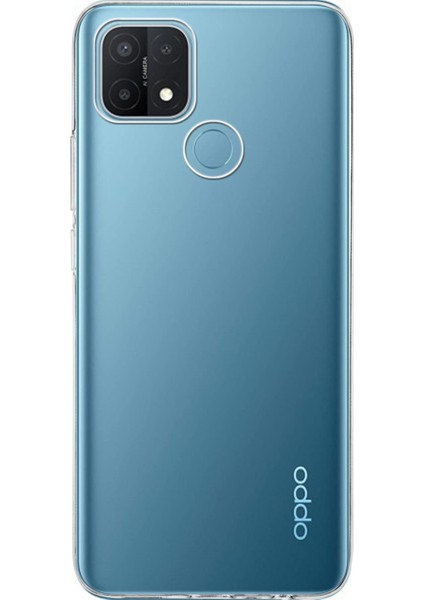 Oppo A15S Kapak 1mm Süper Silikon Şeffaf Kılıf