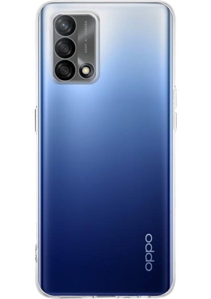 Oppo A74 Kapak 1mm Süper Silikon Şeffaf Kılıf