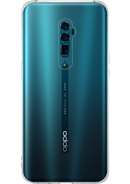 Oppo Reno 10X Zoom Kapak 1mm Süper Silikon Şeffaf Kılıf