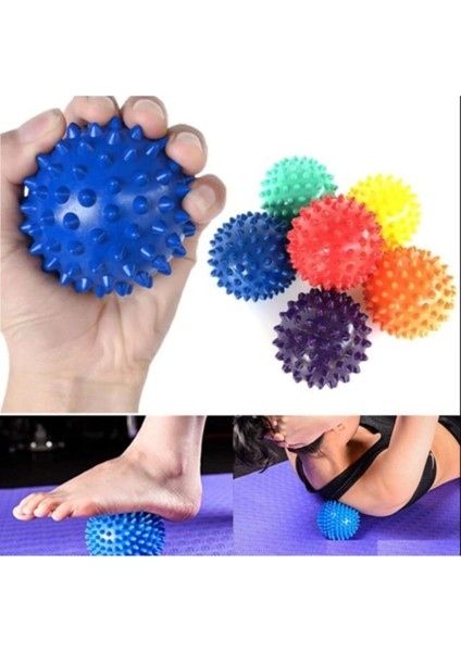 Dikenli Ayak Sırt Masaj Topu Vücut El Duyu Egzersiz Masaj Topu