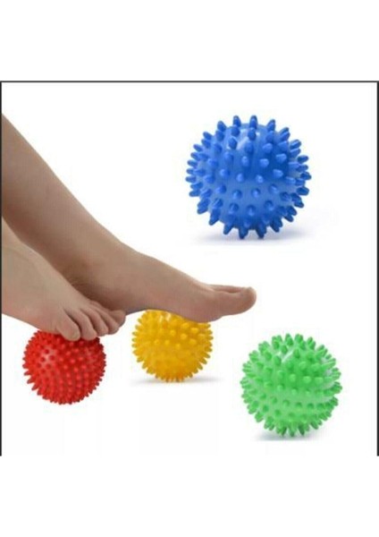Dikenli Duyu El Ayak Sırt Vücut Egzersiz Masaj Topu