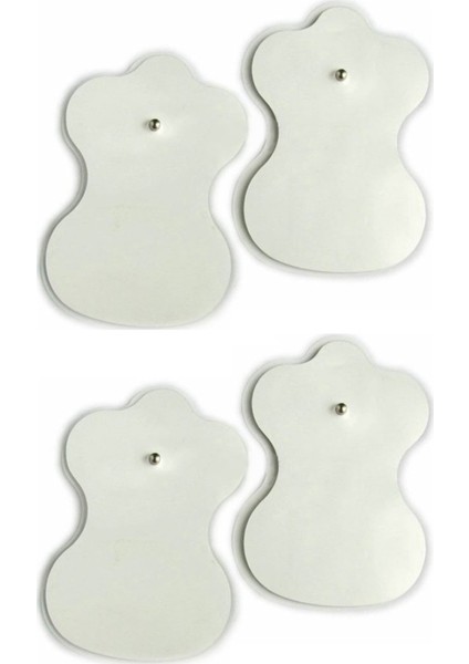 Çıtçıtlı Tens Pedi 4 Lü Paket - Çıt Çıtlı Elektrod Ped Tüm Modellere Uyumlu Elektro Tens Pedi