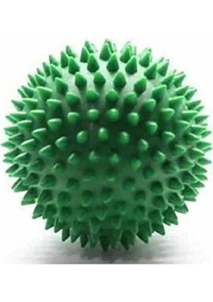 Dikenli Duyu Masaj Egzersiz Topu Sert 6 cm Yeşil